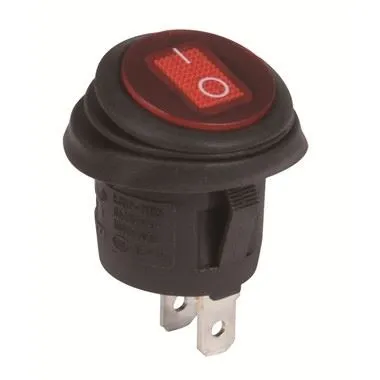 Su Geçirmez Yuvarlak Rocker Anahtarı